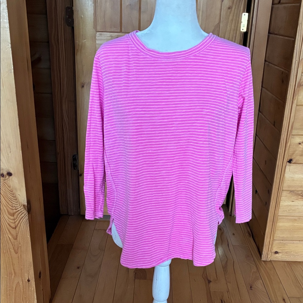 Fresh produce bright pink cotton top